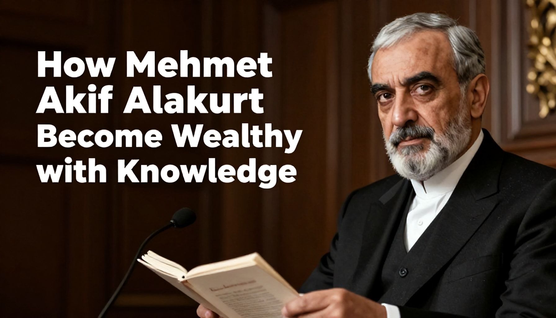 Gerçek: Mehmet Akif Alakurt Nasıl Bilgiyle Zengin Oldu?*