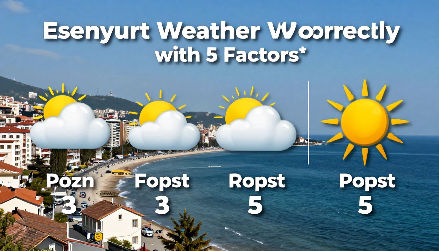 Esenyurt Hava Durumu: 5 Faktörle Hava Durumunu Düzgün Planlayın*