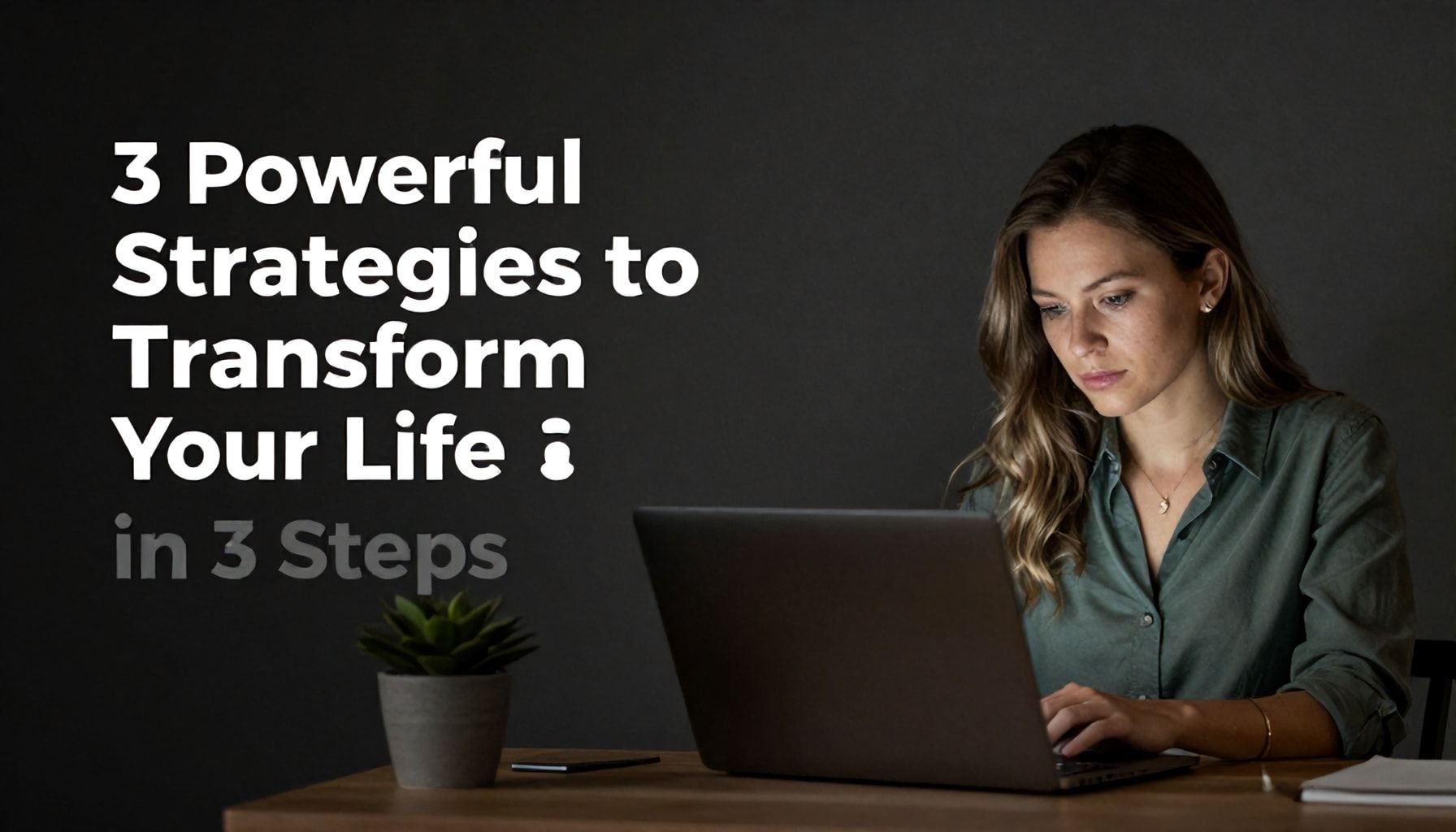3 Adımda Hayatınızı Değiştiren Güçlü Stratejiler*