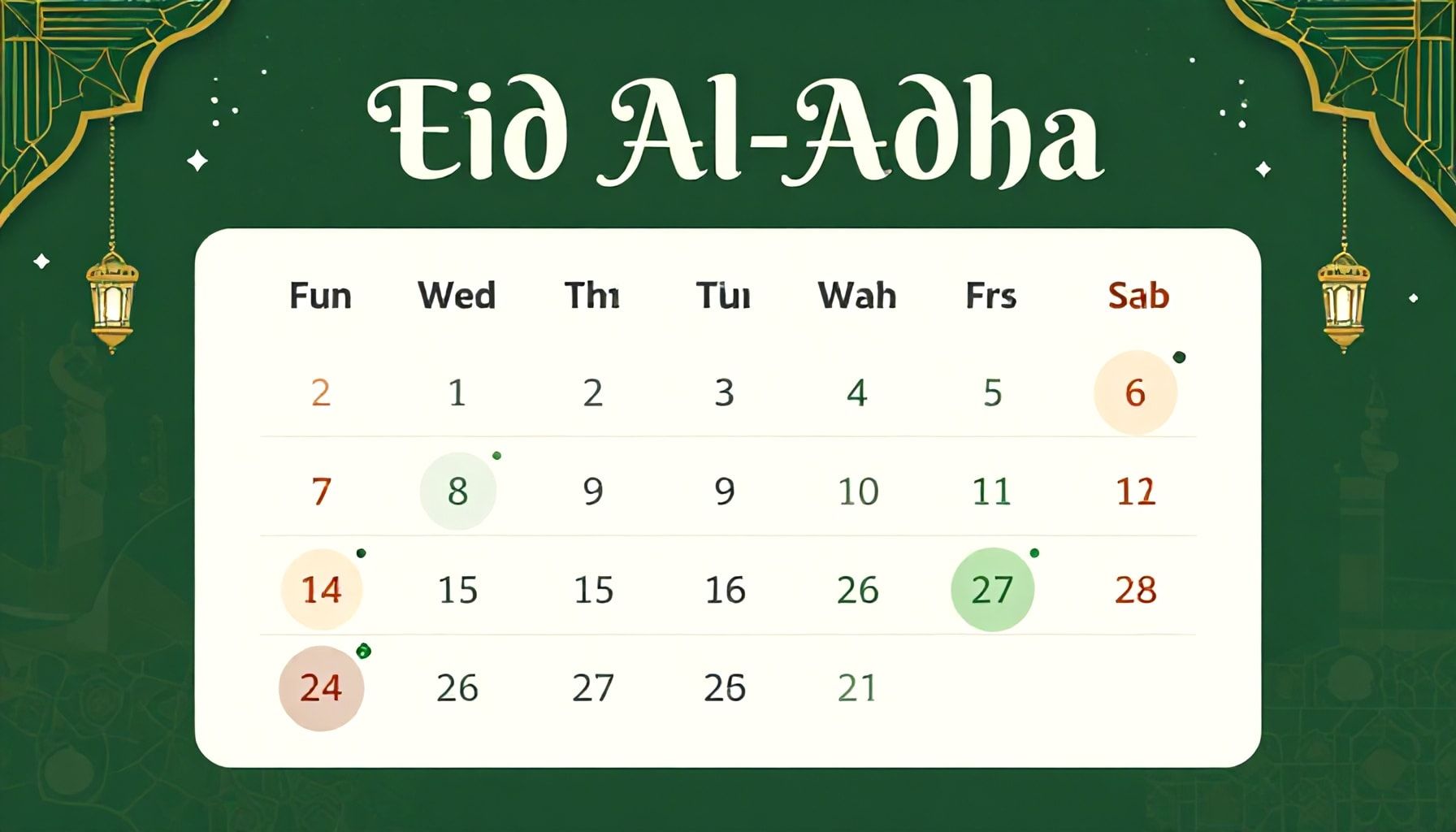 2025 Kurban Bayramı Tarihleri: Tam Program ve Bayram Günleri*
