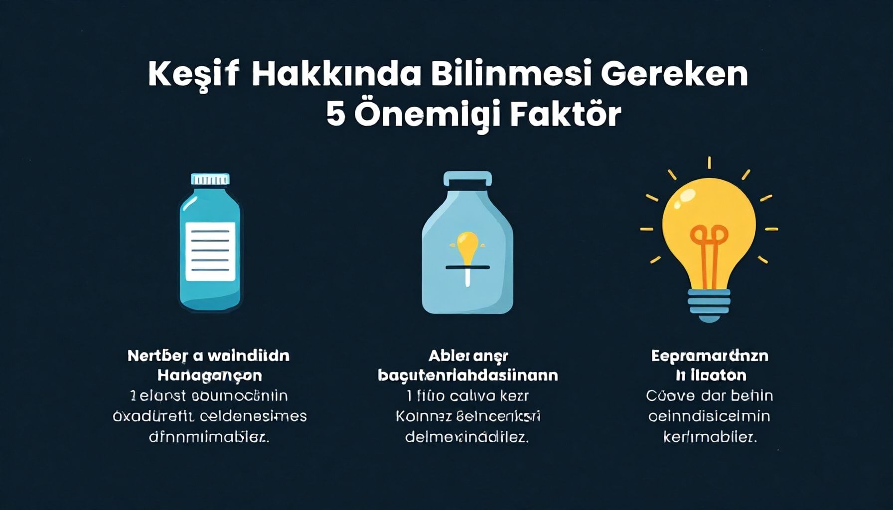 Keşif Hakkında Bilinmesi Gereken 5 Önemli Faktör