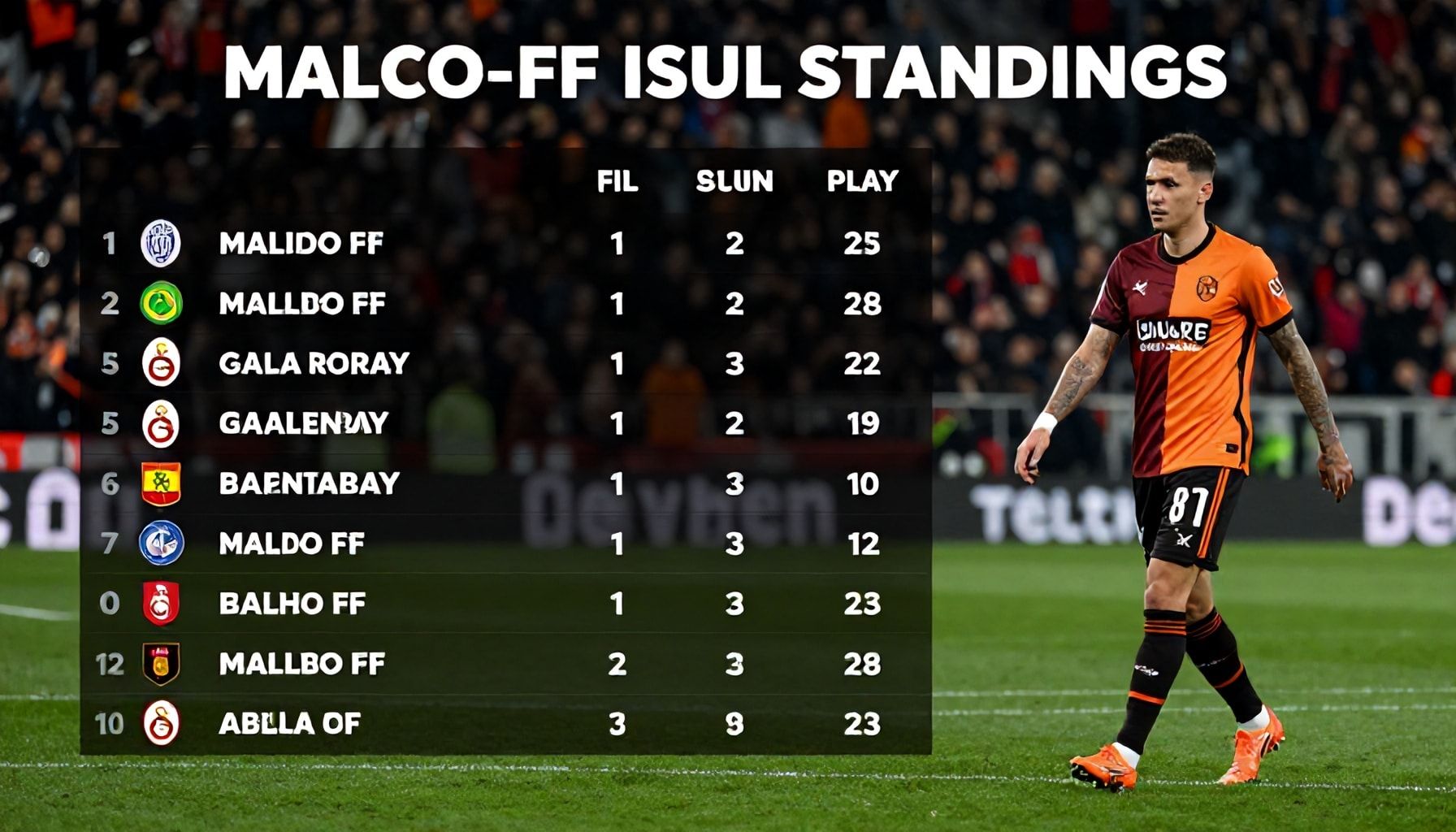 Malmö FF ile Galatasaray'ın Puan Durumları: Ligdeki Durumları Karşılaştırın*