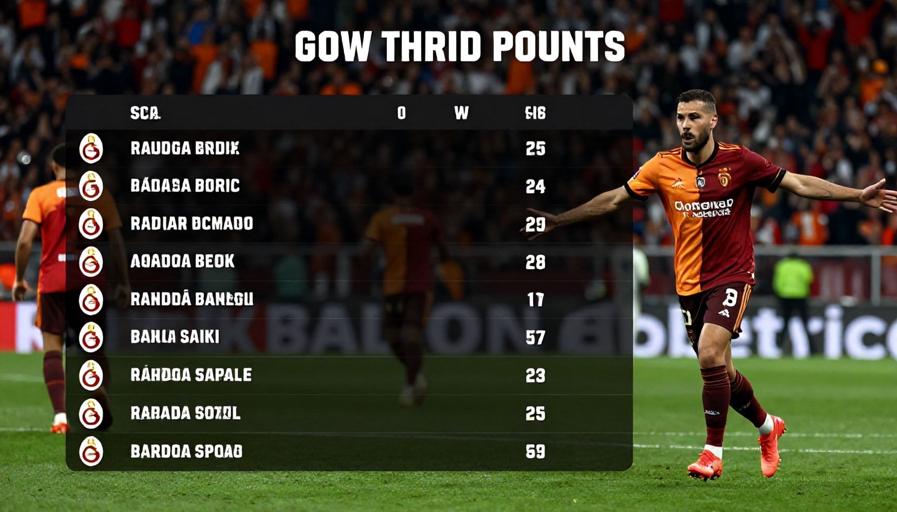 Galatasaray'ın Şampiyonluk Umudları: Puan Durumunun Gerçekleri*