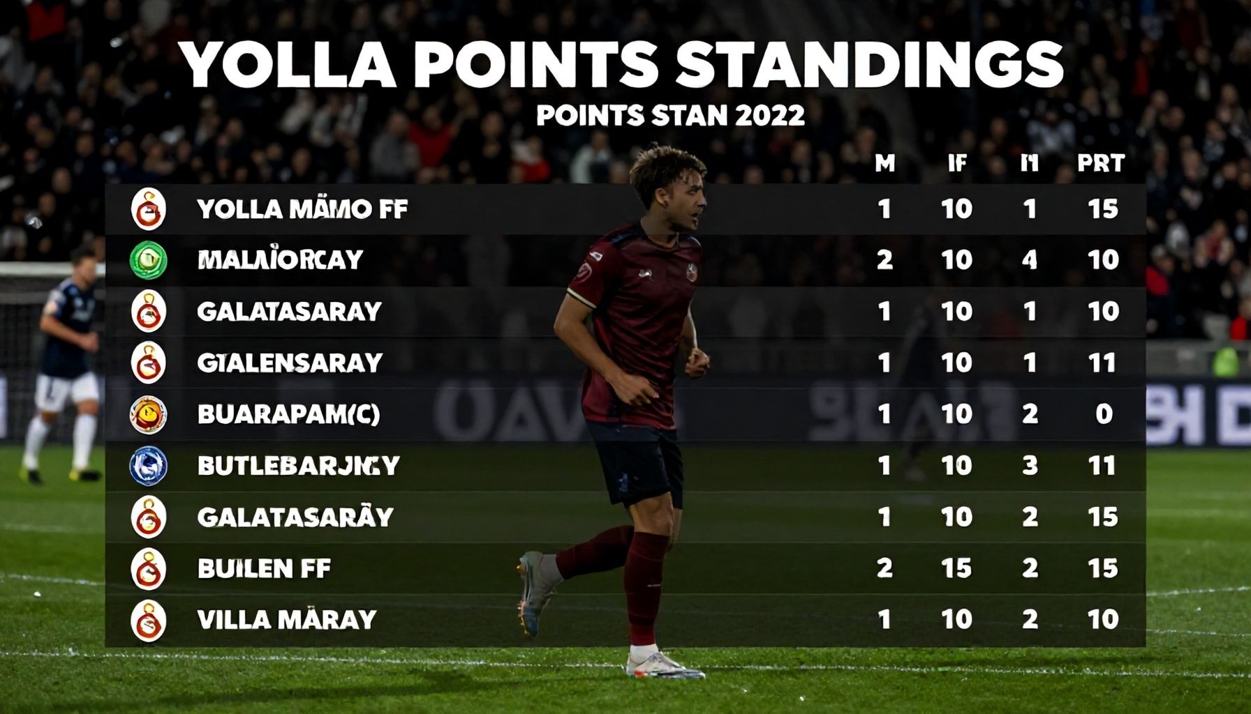 5 Yolla Malmö FF ve Galatasaray'ın Puan Durumlarını Analiz Edin*