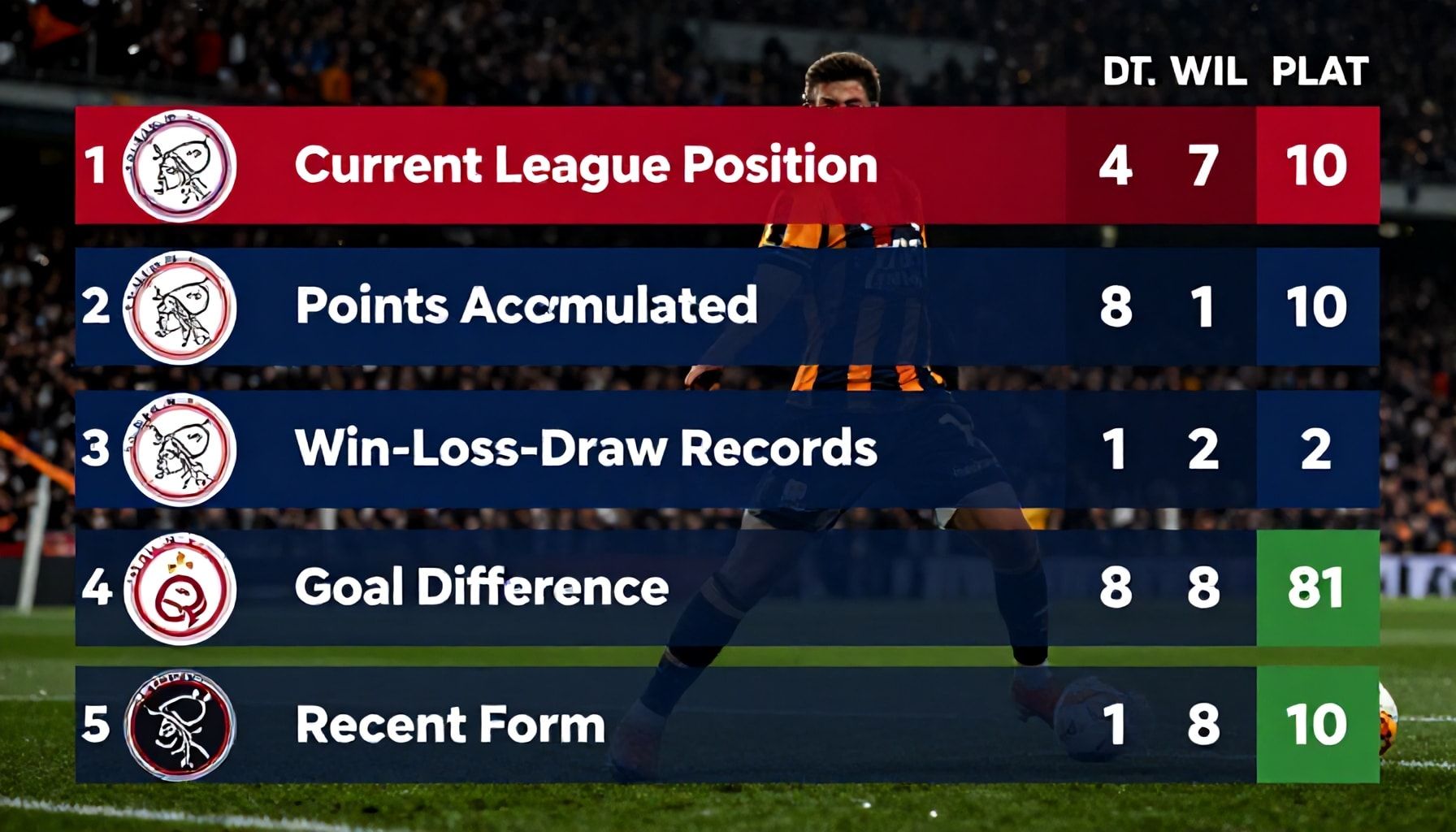 5 Yöntemle Ajax ve Galatasaray'ın Puan Durumlarını Karşılaştırın*