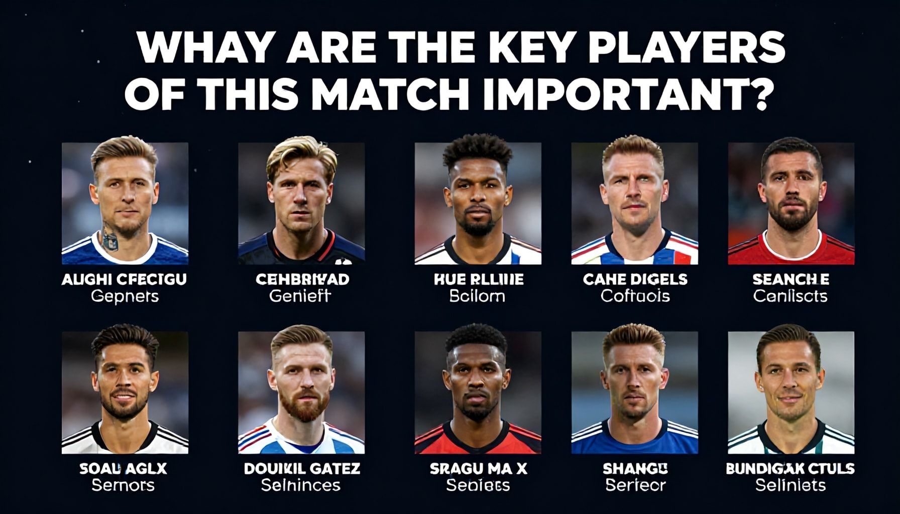 Neden Bu Maçın Anahtar Oyuncuları Önemlidir?*