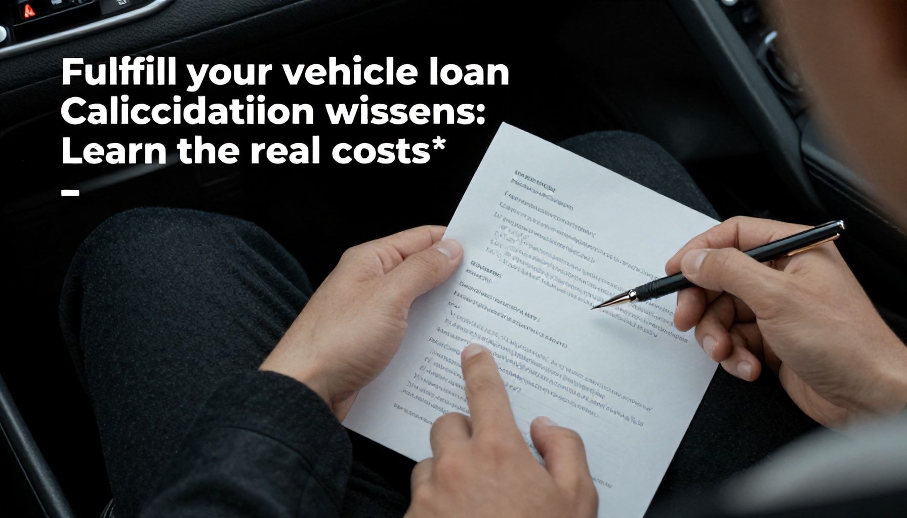 Taşıt kredisi hesaplama arzularınızı gerçekleştirin: Gerçek maliyetleri öğrenin*