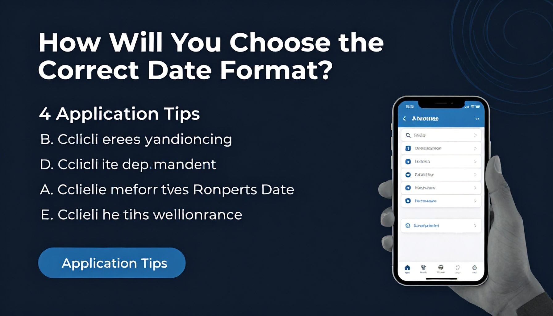 Doğru Tarih Formatını Nasıl Seçersiniz? 4 Uygulama Önerisi*