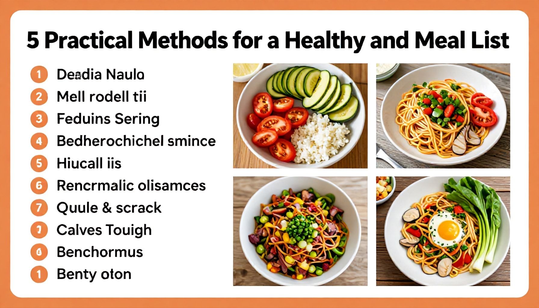 5 Sağlıklı ve Lezzetli Yemek Listesi İçin Pratik Yöntemler*