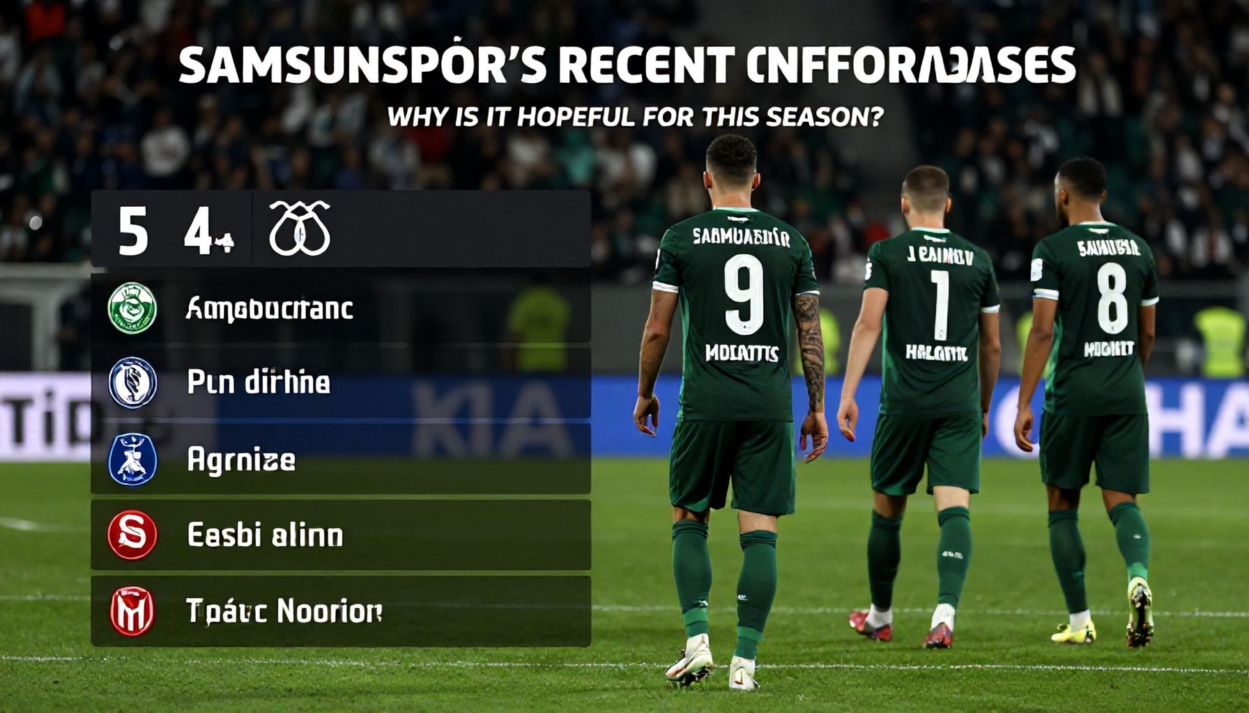 Samsunspor'un Son Performans Analizi: Neden Bu Sezon İçin Umut Verici?*