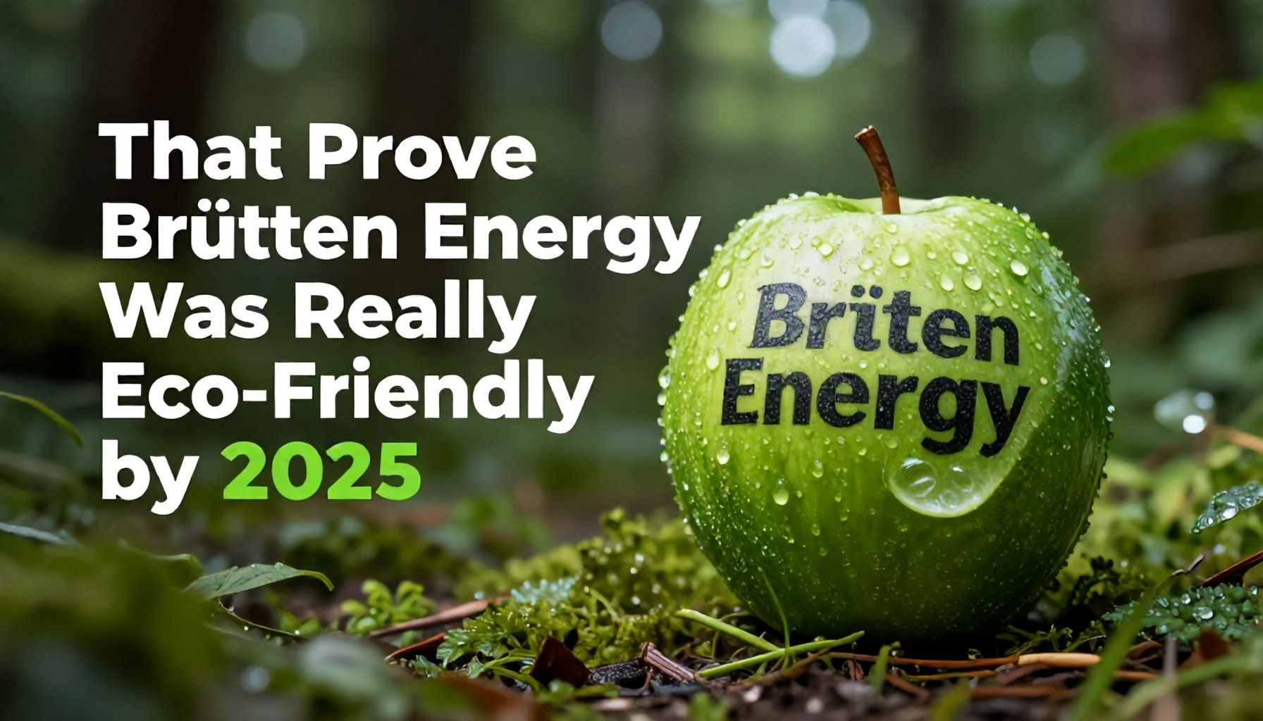 Nete 2025’te Brütten Enerjinin Gerçekten Çevre Dostu Olduğu Gerçekler*