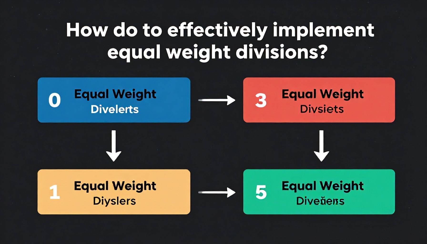 Pratik Çözümler: Eşit Ağırlık Bölümlerini Nasıl Etkili Bir Şekilde Uygularsınız?*