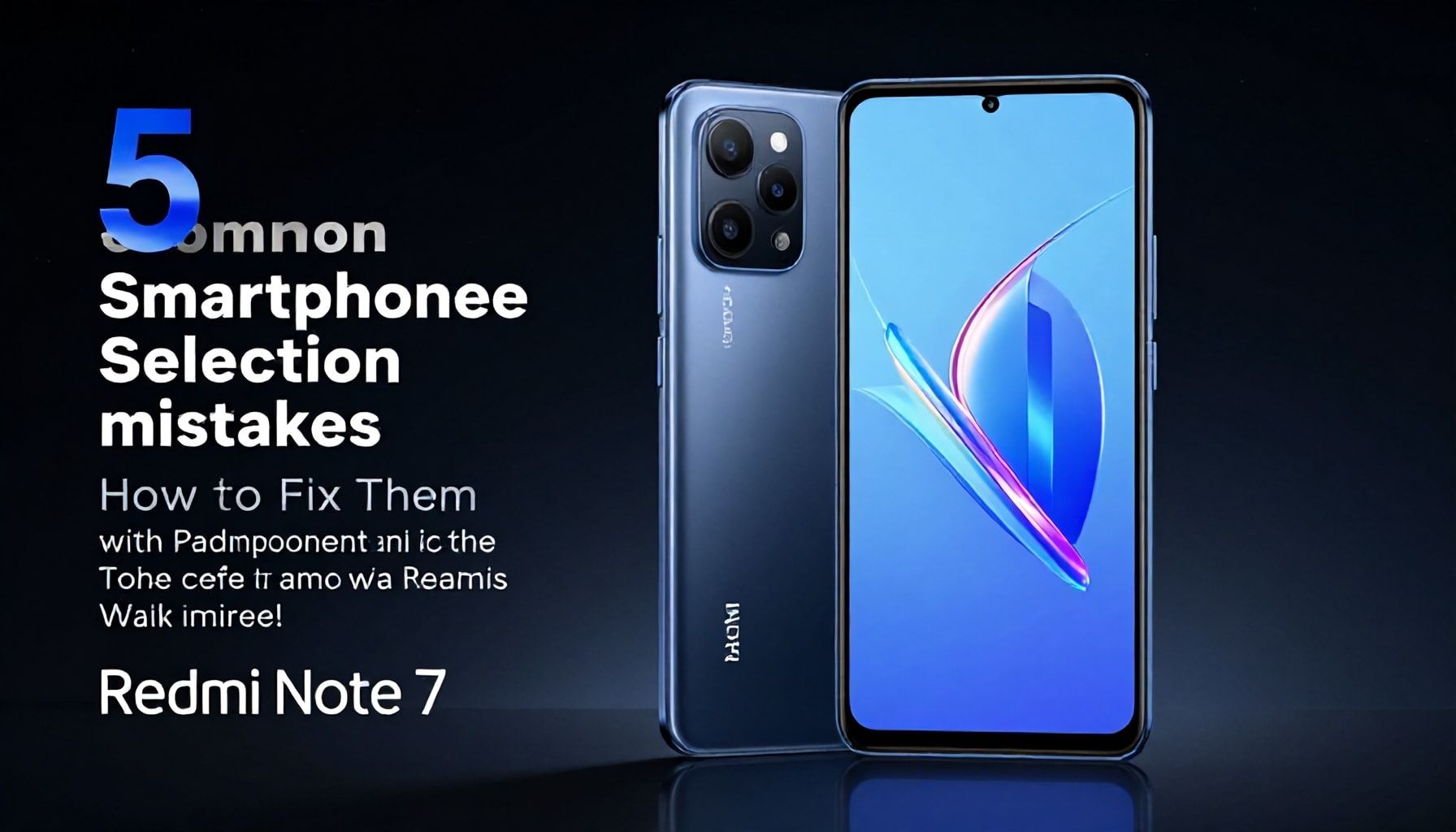 5 Akıllı Telefon Seçim Hatası ve Redmi Note 7 ile Nasıl Onarırsınız?*