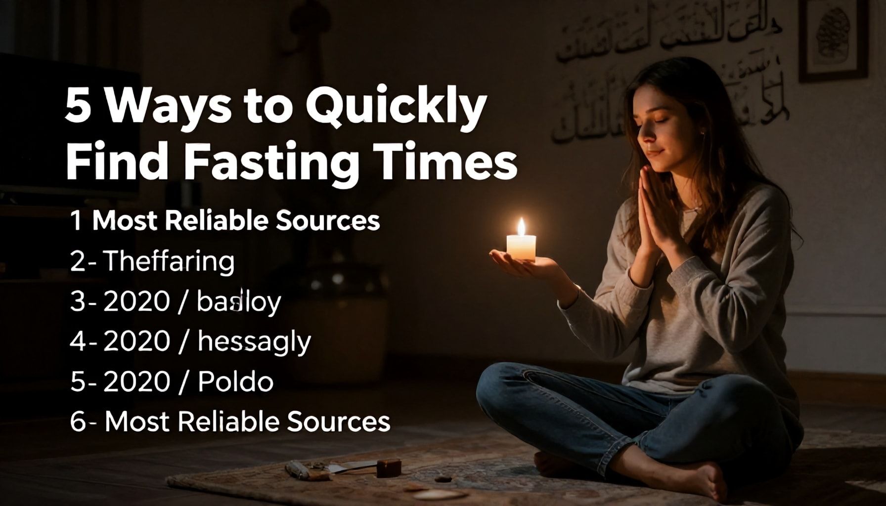 5 Yöntemle Oruç Saatlerini Hızlıca Bulun – En Güvenilir Kaynaklar*