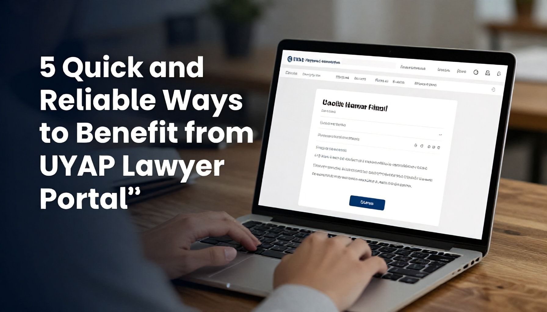 5 Hızlı ve Güvenilir Yöntemle UYAP Avukat Portalı’ndan Faydalanın*