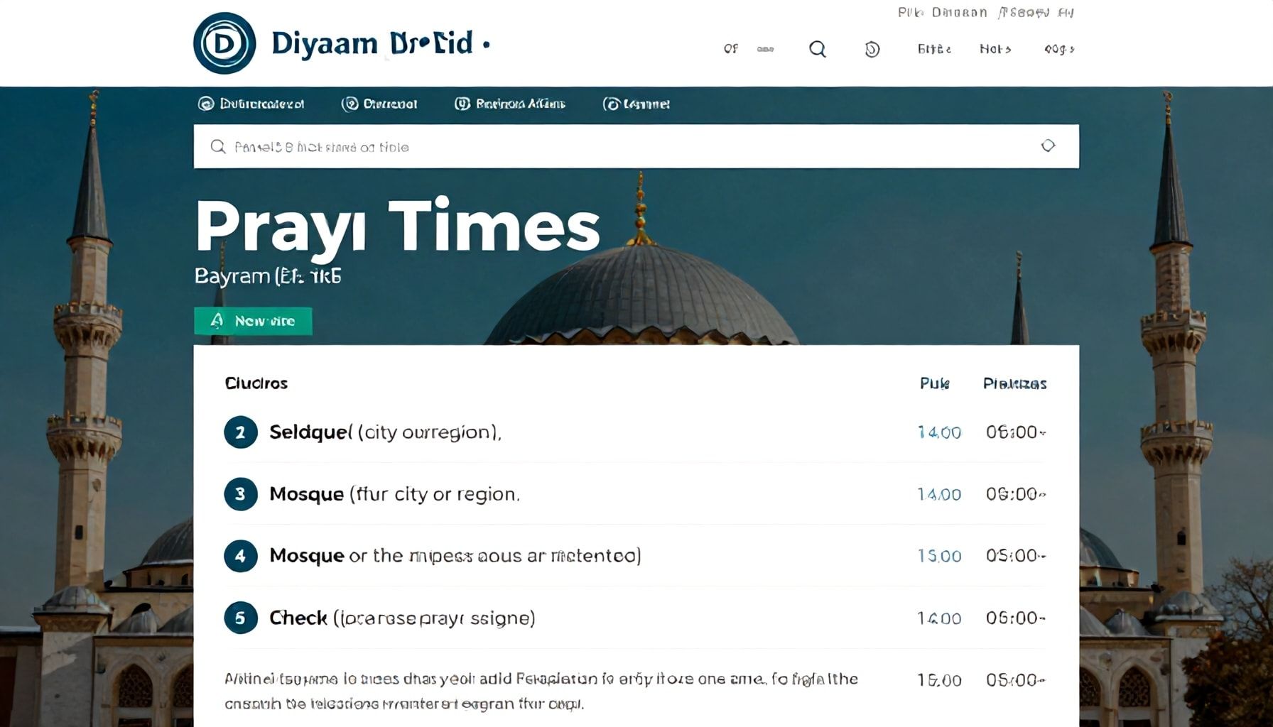 Bayram Namazı Saatlerini Doğru Bir Şekilde Öğrenmek İçin 5 Adım*