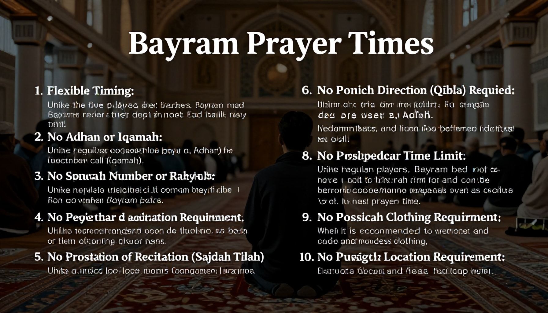 Bayram Namazı Saatleri Hakkında Bilmediğiniz Gerçekler*