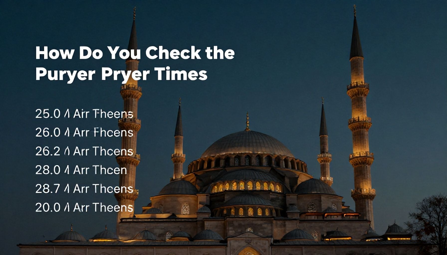 Adıyaman Namaz Vakitlerinin Güncel Zamanlarını Nasıl Kontrol Edersiniz?*