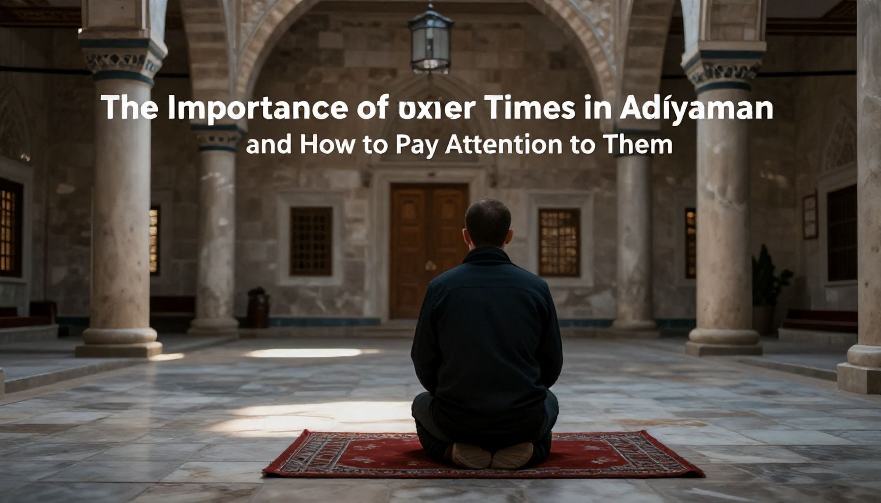 Adıyaman'da Namaz Vakitlerinin Neden Önemli Olduğu ve Nasıl Dikkat Edilmeli*