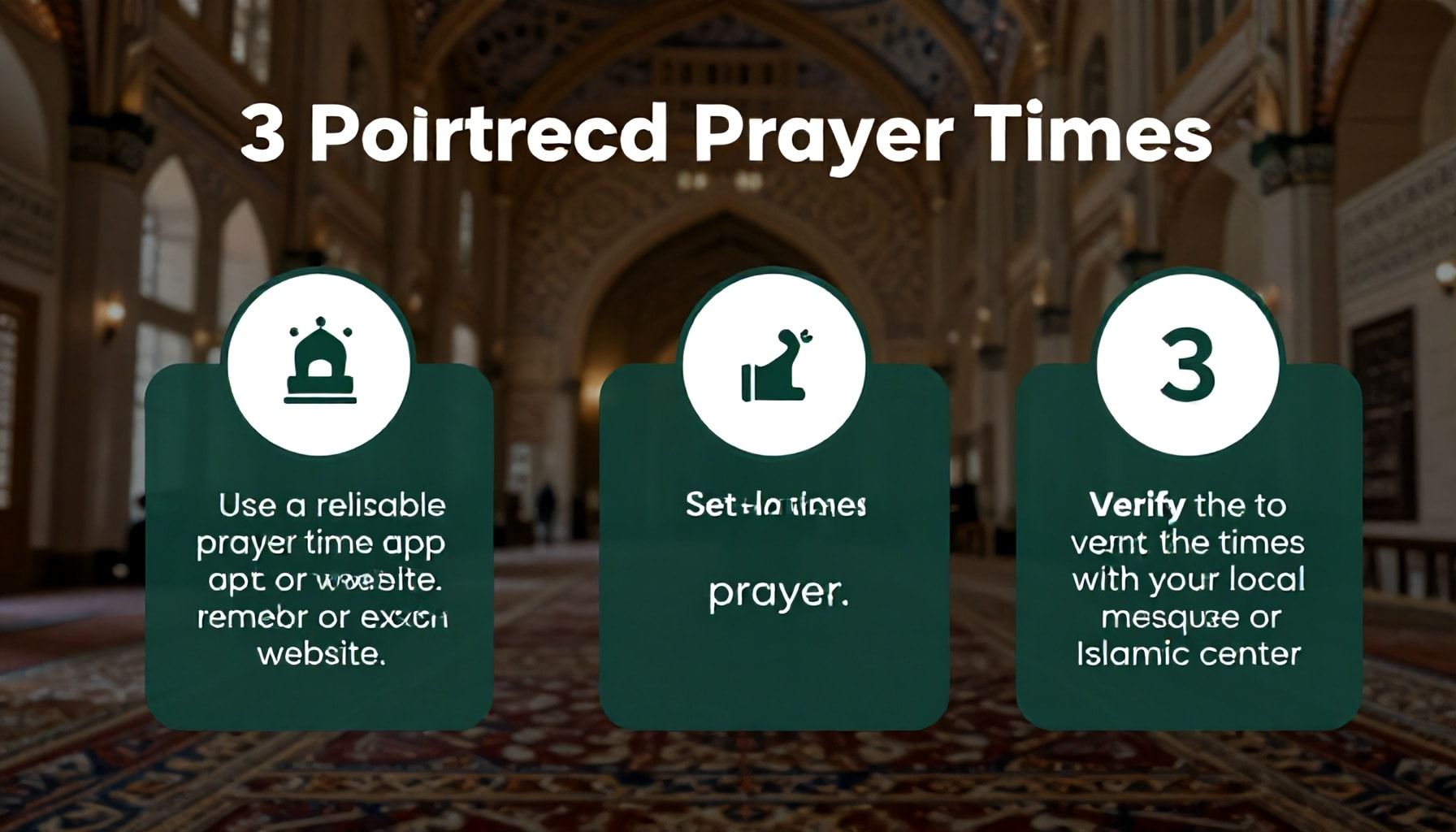 Namaz Vakitlerini Doğru Bir Şekilde Takip Etmek İçin Bu 3 Adımı Uygulayın*