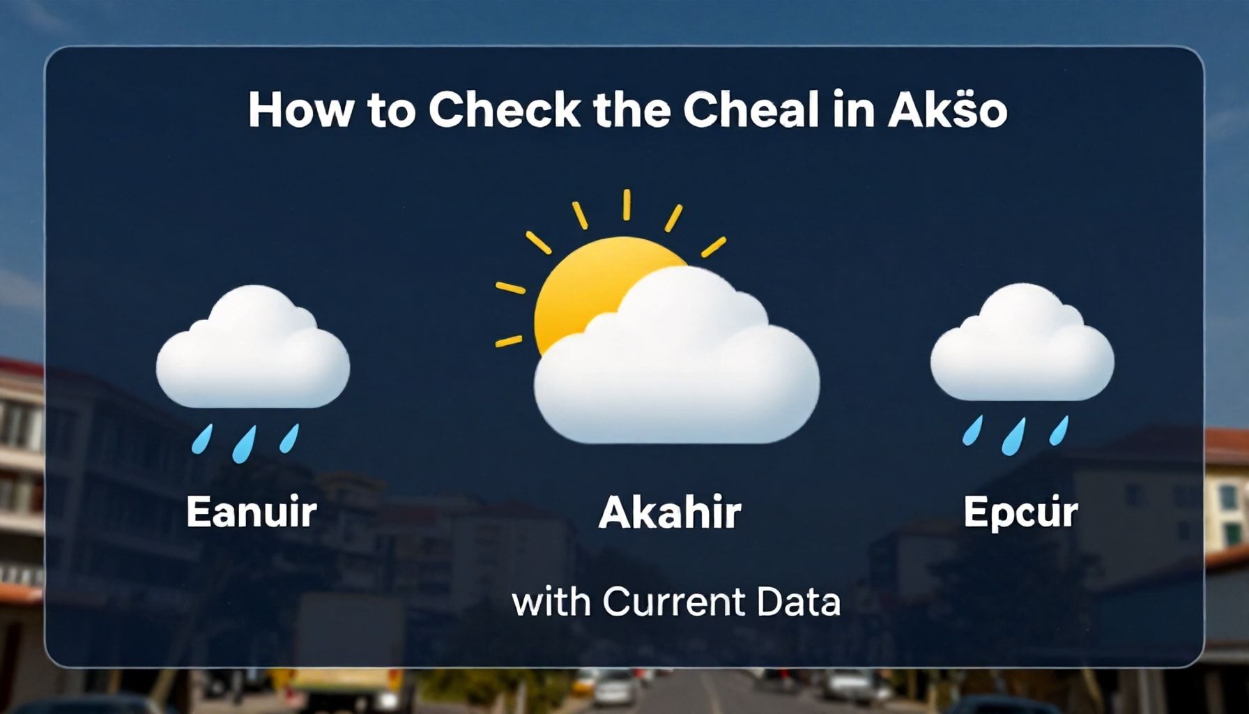 Akşehir Hava Durumu: Güncel Verilerle Nasıl Hava Durumunu Kontrol Edersiniz?*