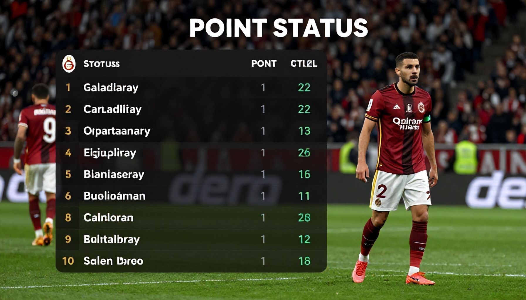 5 Yolla Galatasaray'ın Puan Durumunu Takip Edin*