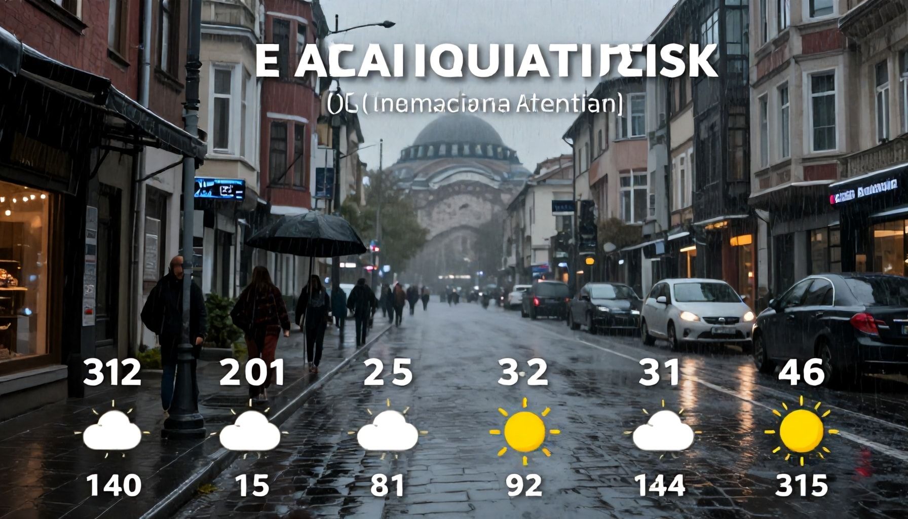 Bugünkü İstanbul Hava Durumu: Neden Akşam Yağmur Riski Dikkat Çekiyor?*