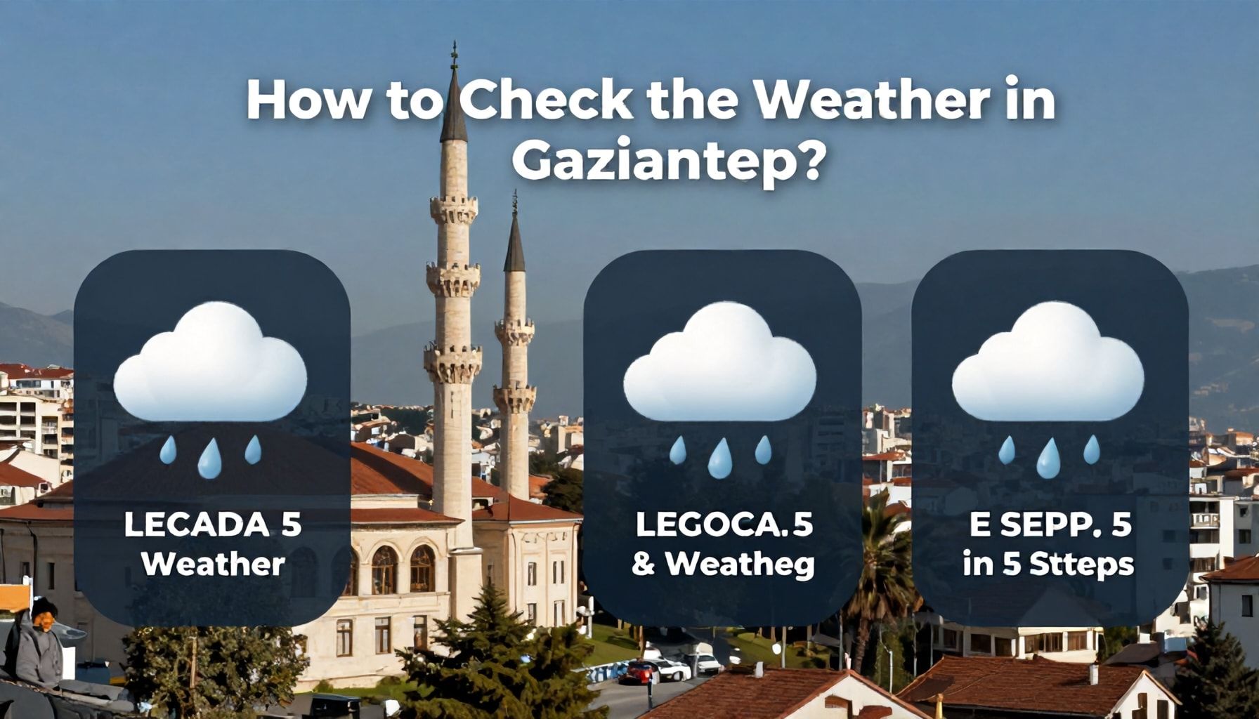 Gaziantep Hava Durumu Kontrolü Nasıl Yapılır? 5 Adımda Hava Durumunu Öğren*