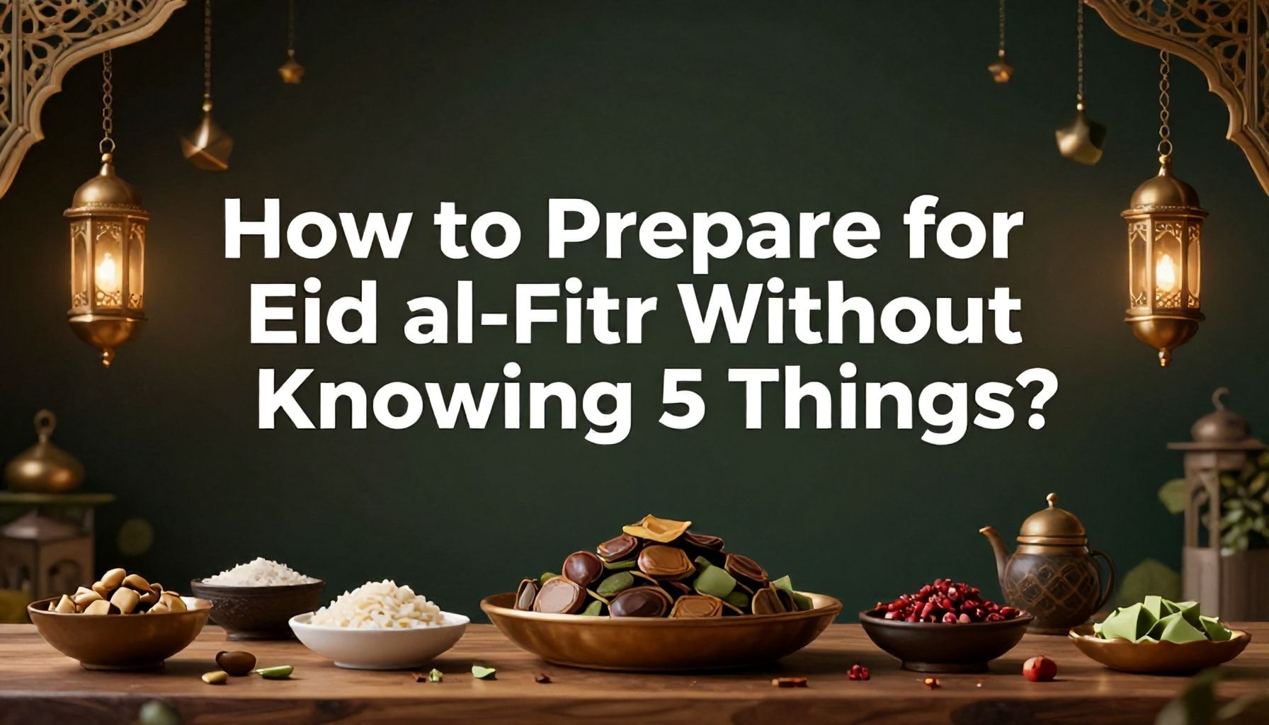 5 Şeyi Bilmeden Ramazan Bayramı'na Nasıl Hazırlanırsın?*