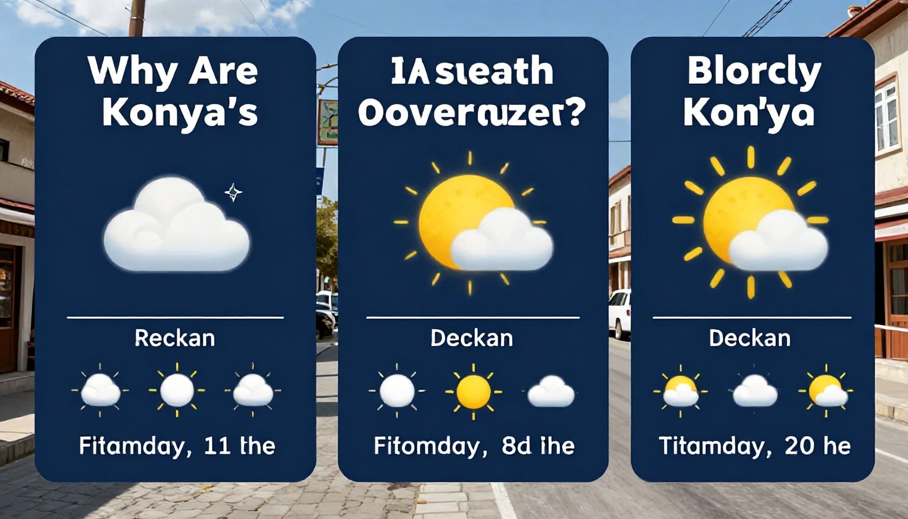 Neden Konya'nın Hava Durumu Haftalık Tahminleri Önemlidir?*