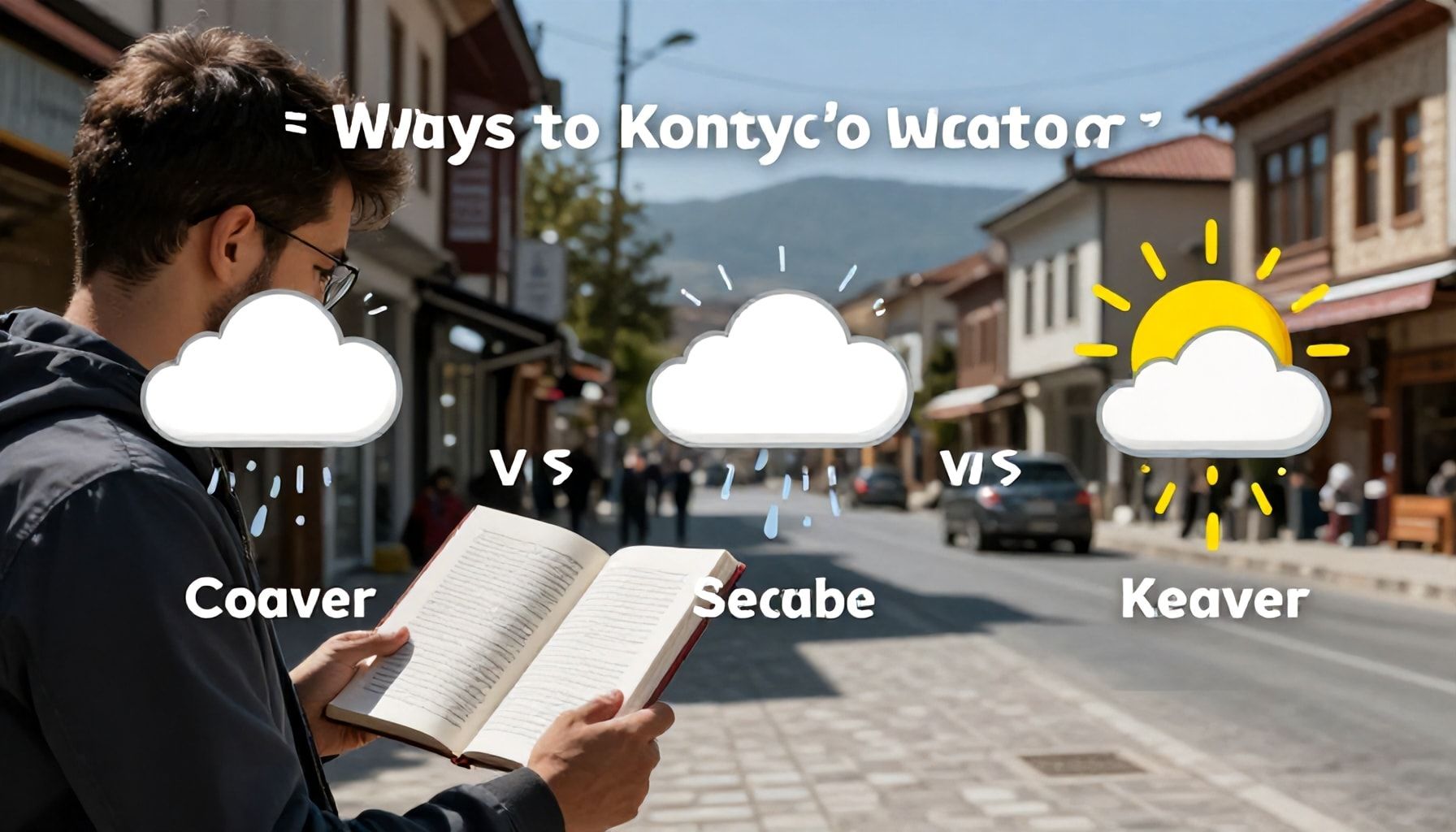 5 Yöntemle Konya'nın Hava Durumunu Doğru Okuma*