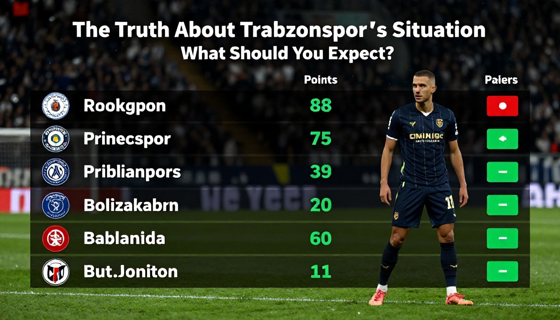 Trabzonspor'un Puan Durumunun Gerçekleri: Ne Beklemeniz Gerekiyor?*