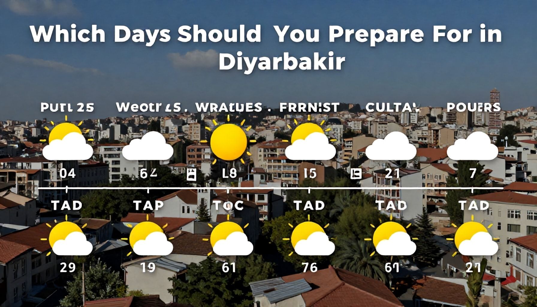 Gelecek 5 Günün Hava Öngörüsü: Diyarbakır'da Hangi Günlere Hazır Olmalısınız?*