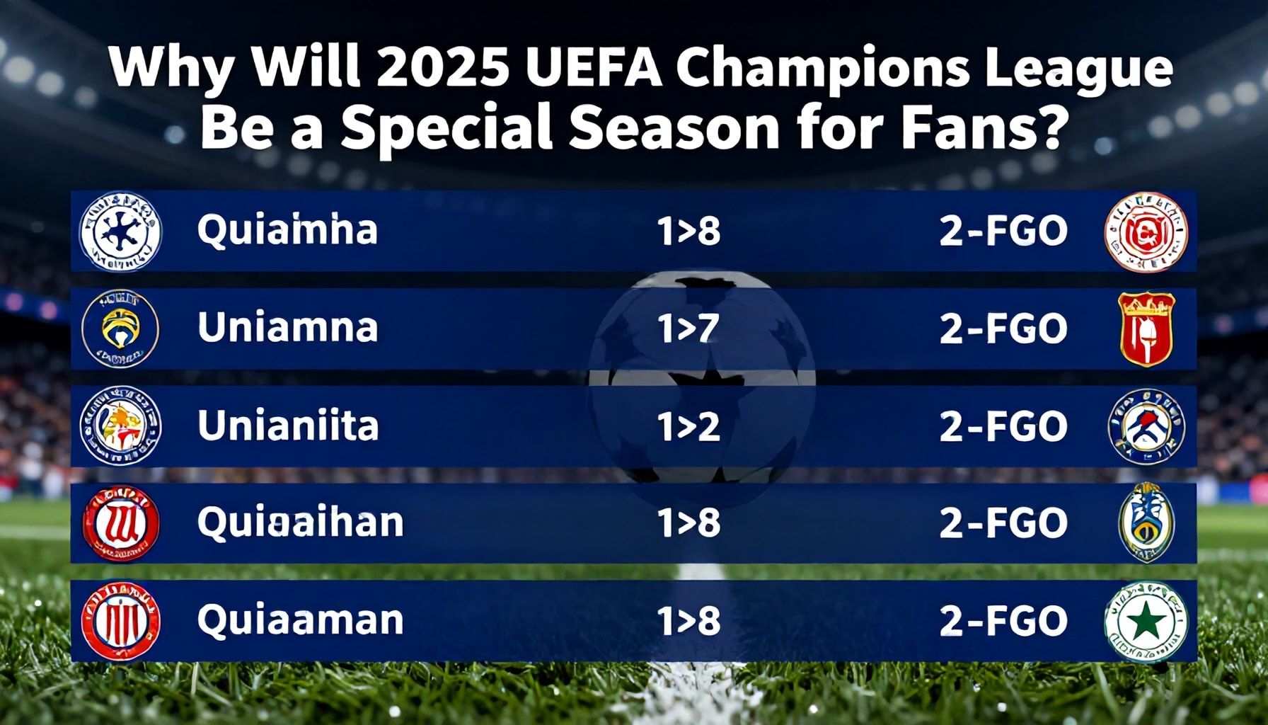 Neden 2025 UEFA Şampiyonlar Ligi Hayranların İçin Özel Bir Sezon Olacak?*