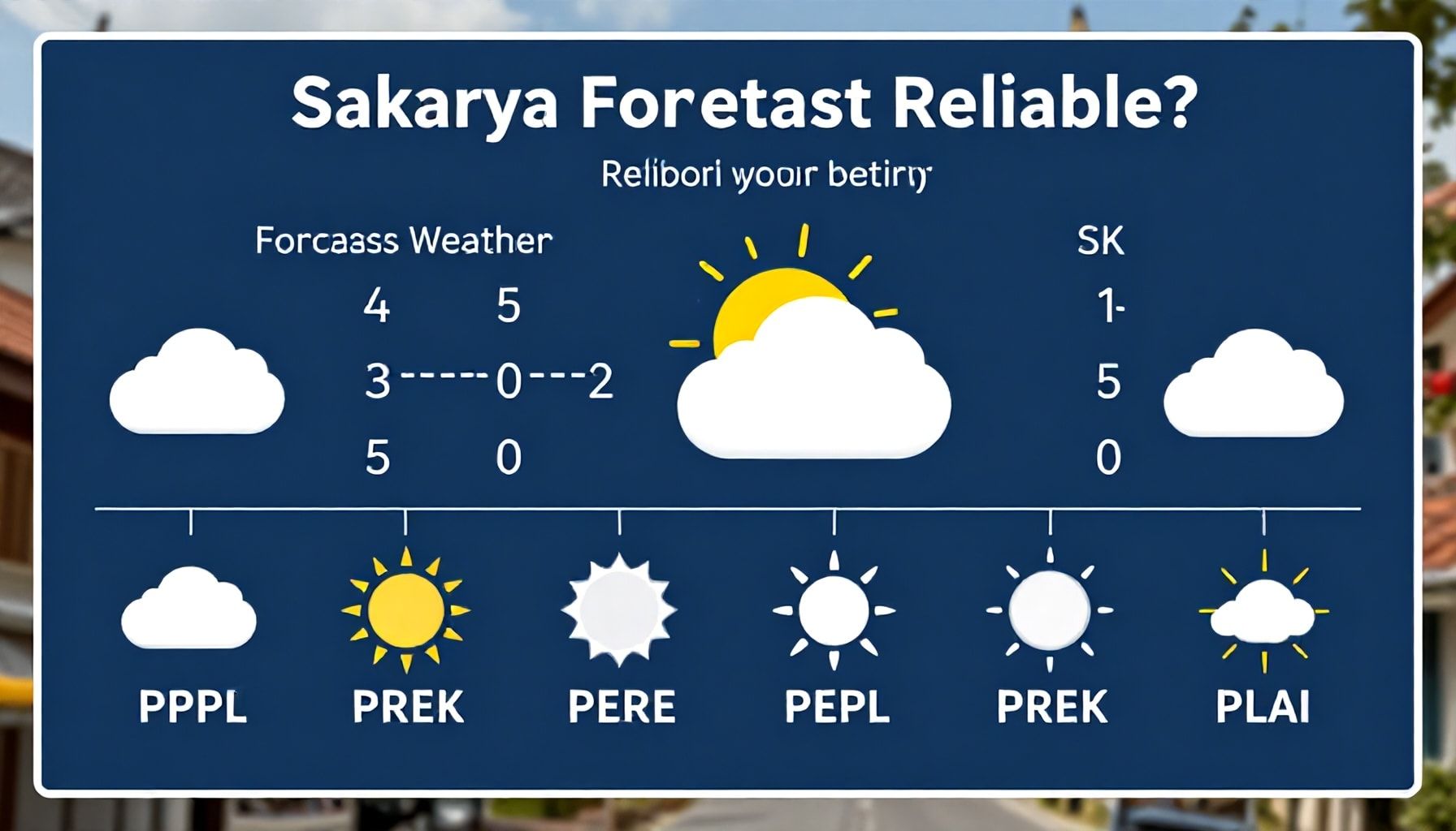 Sakarya Hava Durumu Tahminleri: Gerçekten Güvenilir mi?*