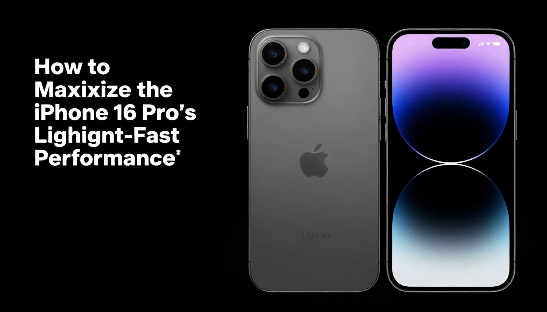 How to Get the Most Out of the iPhone 16 Pro’s Lightning-Fast Performance*