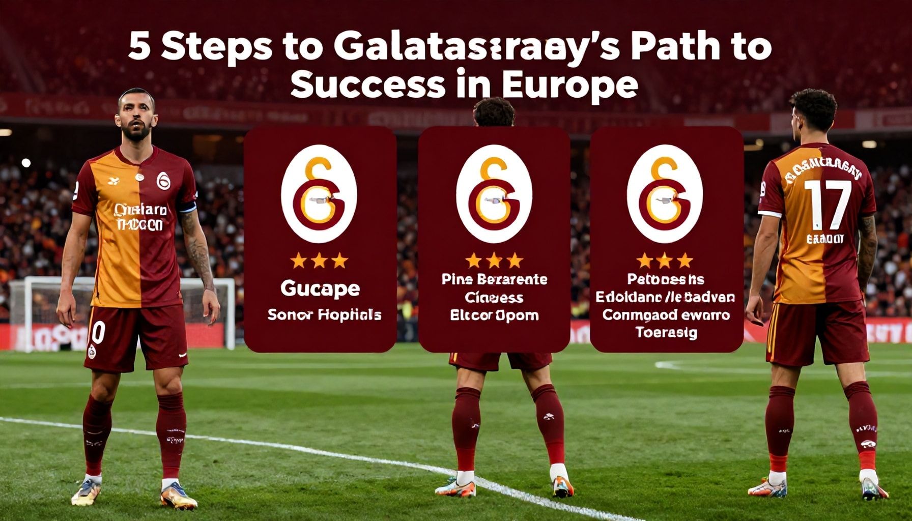 5 Adımda Galatasaray'ın Avrupa Sahasında Başarı Yolu*