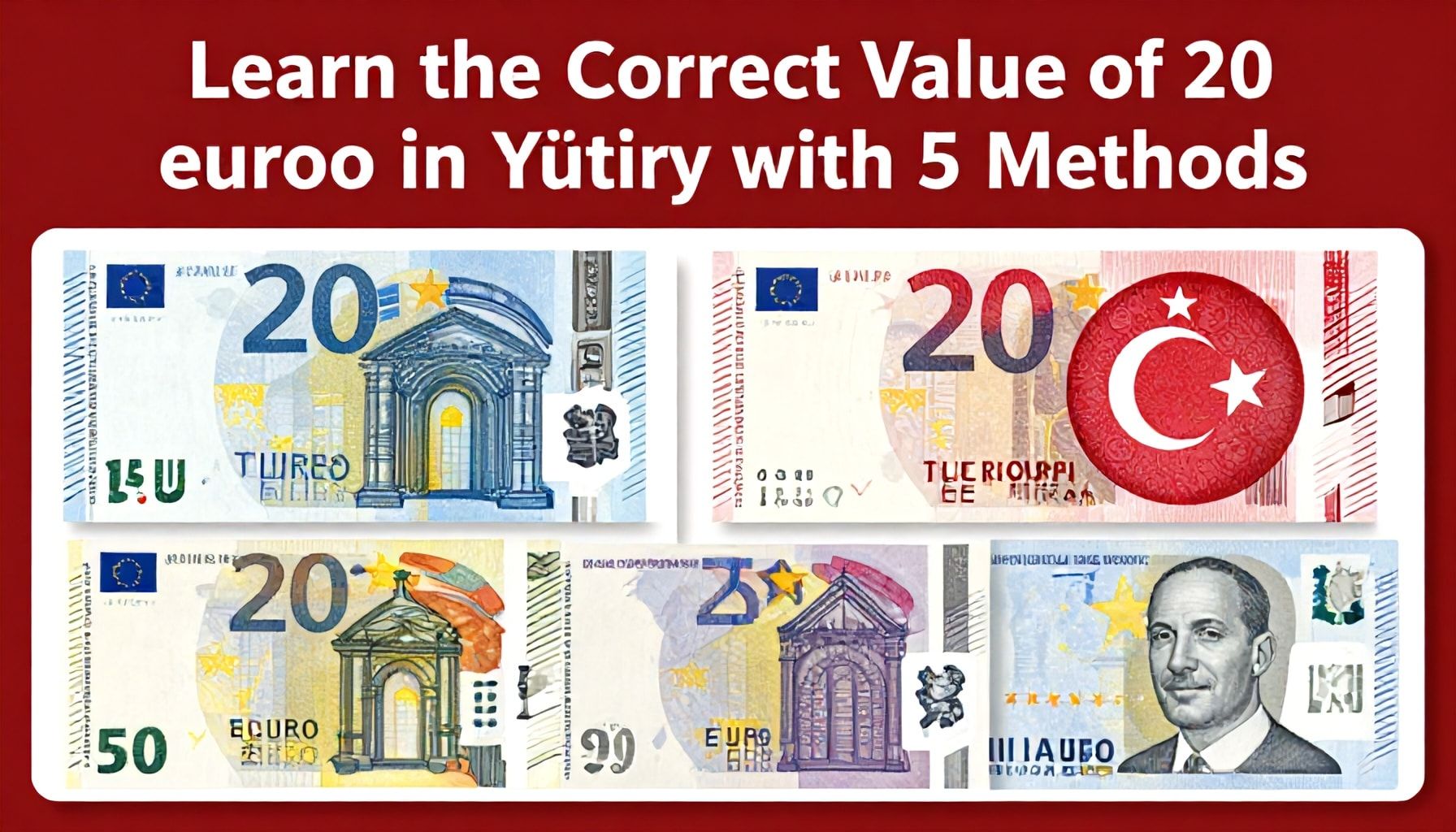 5 Yöntemle 20 Euro’nun TL Değerini Doğru Öğrenin"*