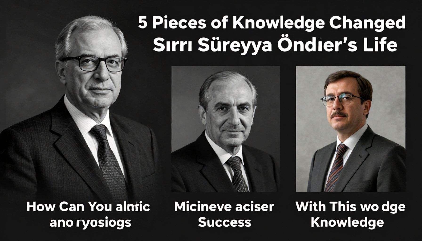 Sırrı Süreyya Önder'in Hayatını Değiştiren 5 Bilgi: Bu Bilgilerle Nasıl Başarıya Ulaşırsınız?*