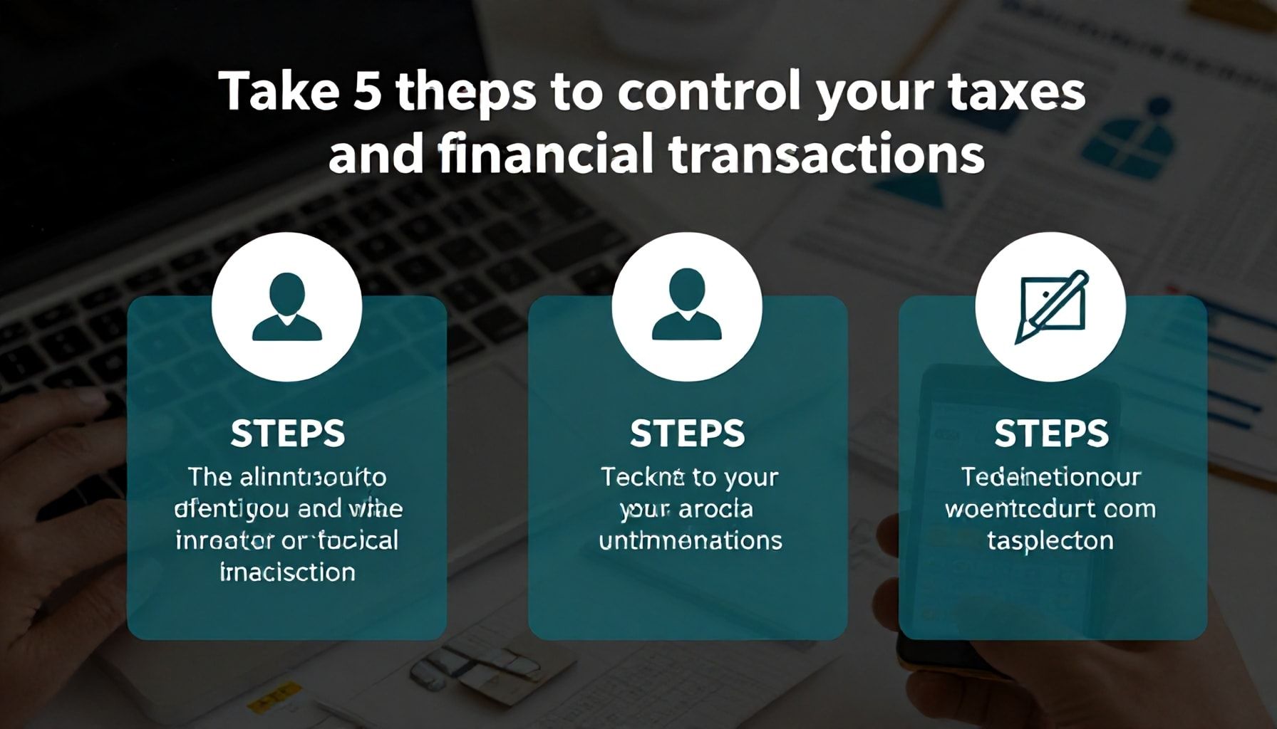 Vergi ve Finans İşlemlerinizi Kontrol Altına Almak için Bu 5 Adımı Uygulayın*