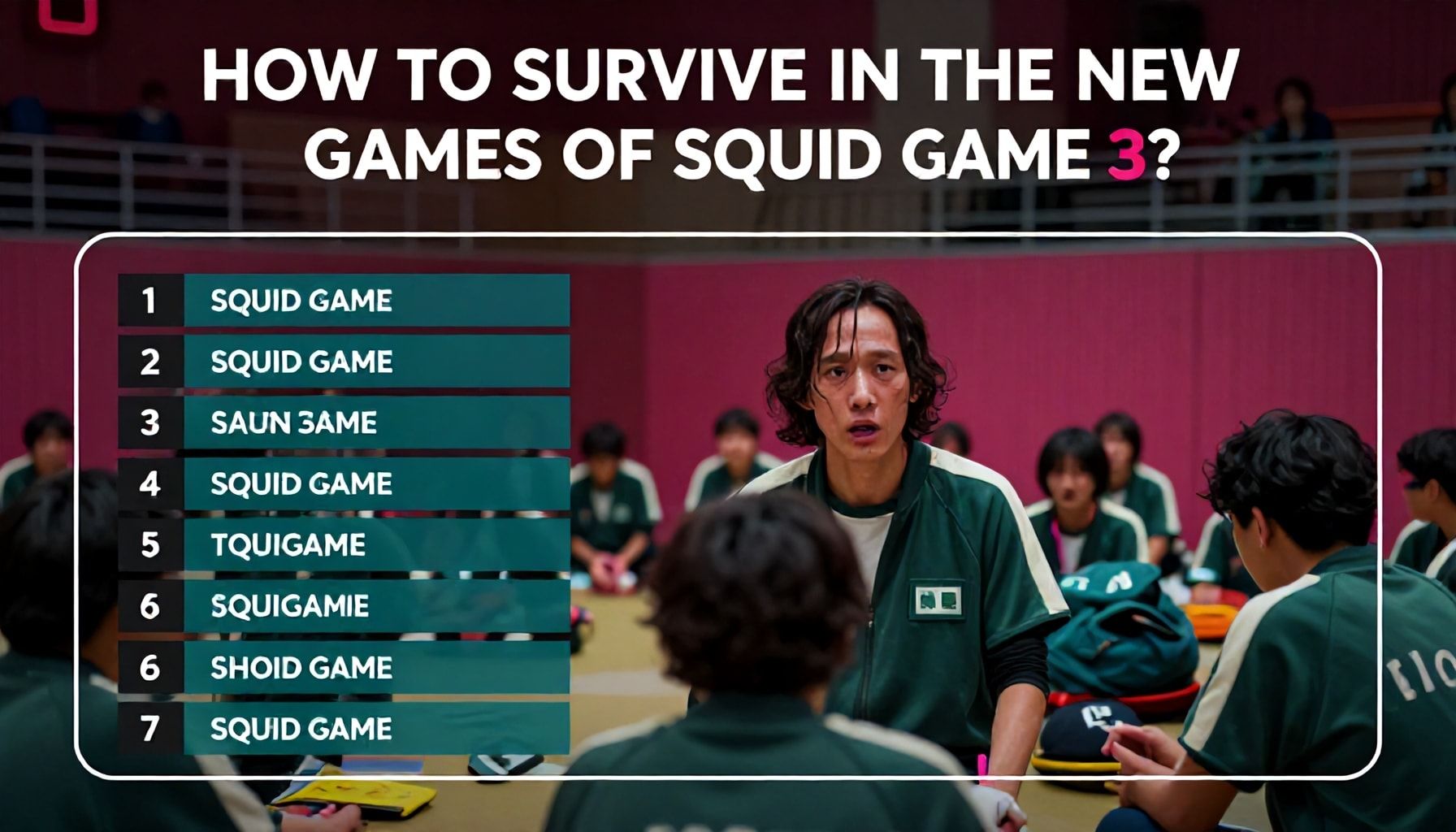 Squid Game 3'teki Yeni Oyunlar: Nasıl Hayatta Kalırsın?"*