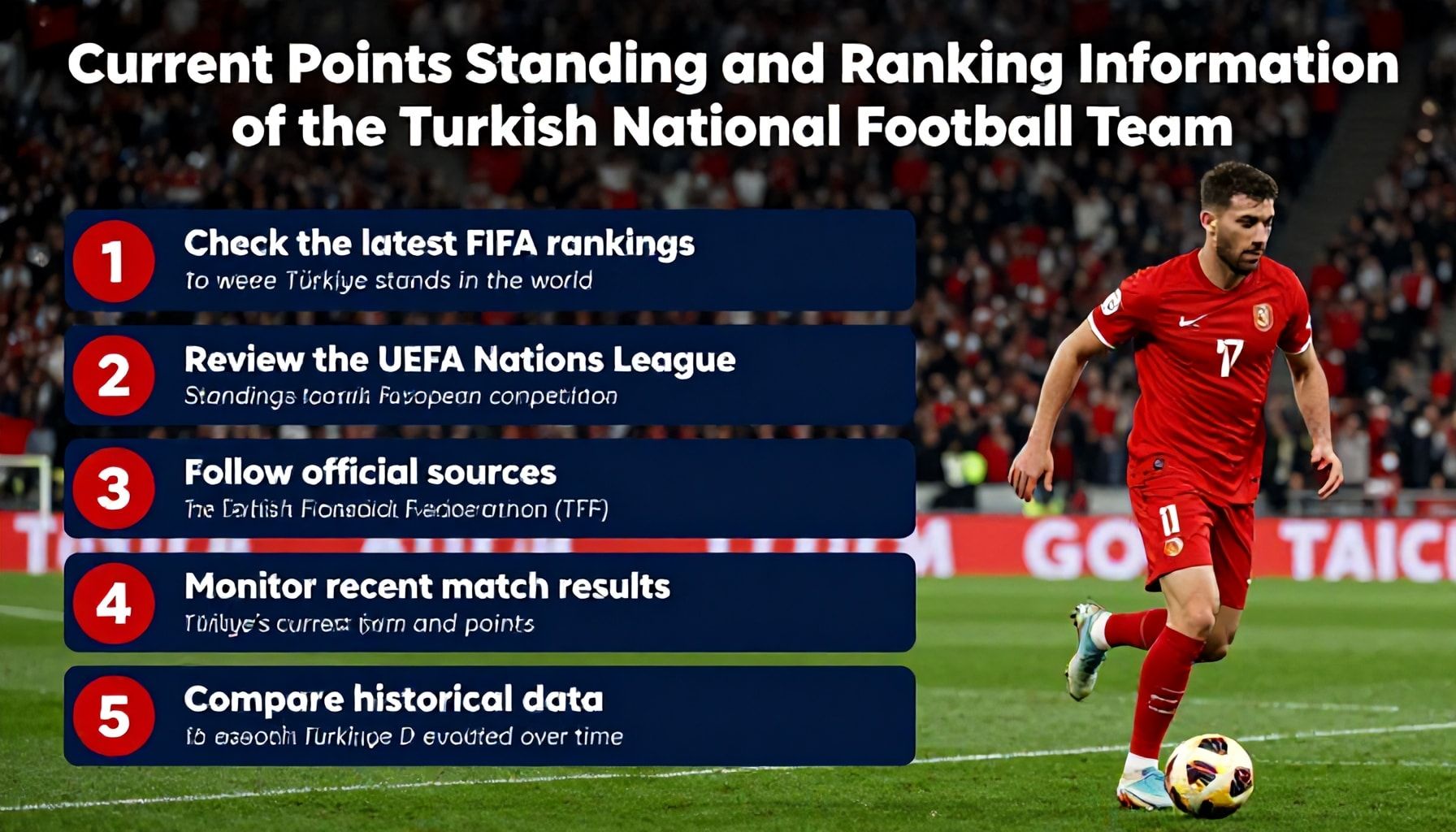 Türkiye Millî Futbol Takımı'nın Güncel Puan Durumu ve Sıralama Bilgileri" için 5 Öneri:*