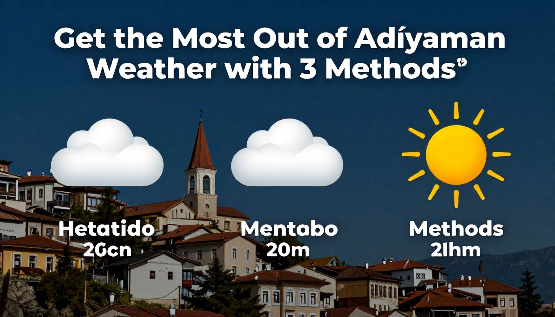 3 Yöntemle Adıyaman Hava Durumundan En Fazla Fayda Alın*