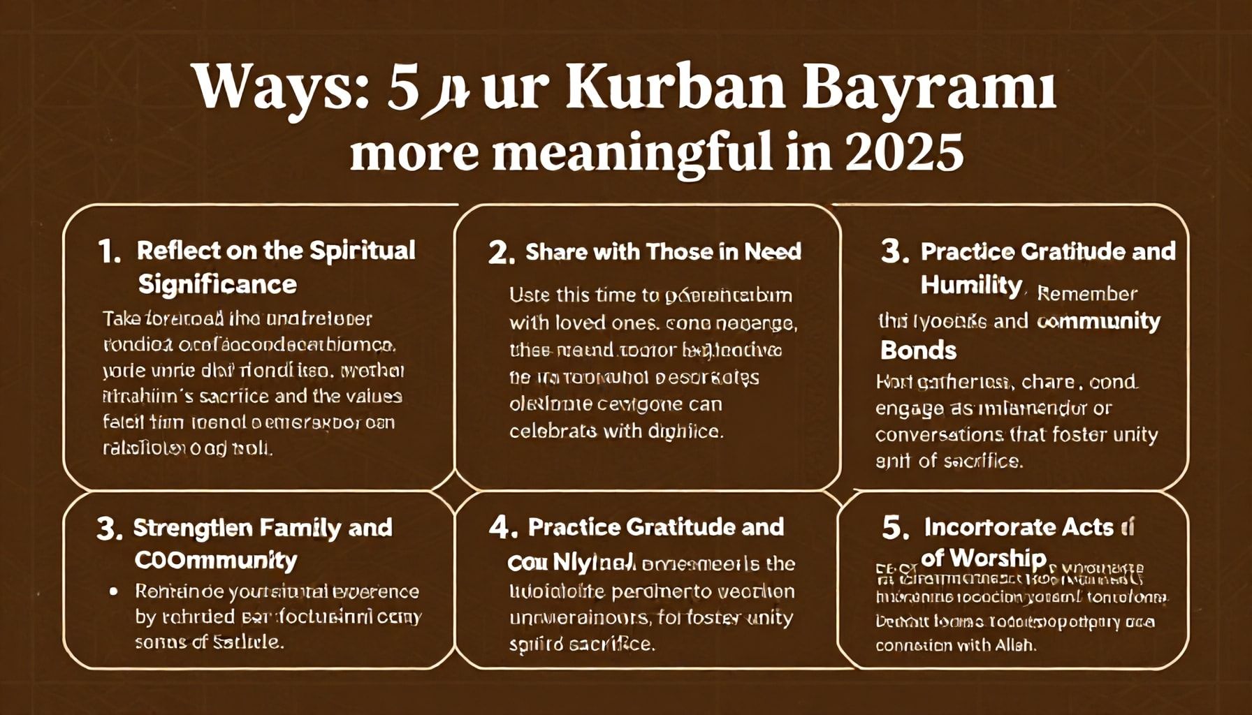5 Ways to Make Your Kurban Bayramı More Meaningful in 2025*