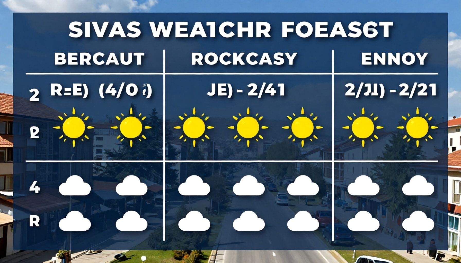 Sivas Hava Durumu: Güncel Hava Durumu ve Haftalık Öngörüyle Plan Yapın*