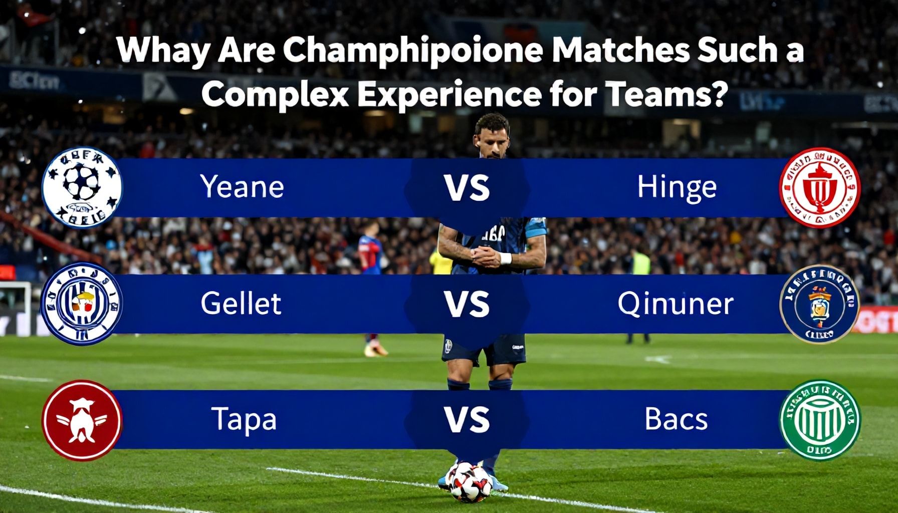 Neden UEFA Şampiyonlar Ligi Maçları Takımların Karmaşık Deneyimidir?*