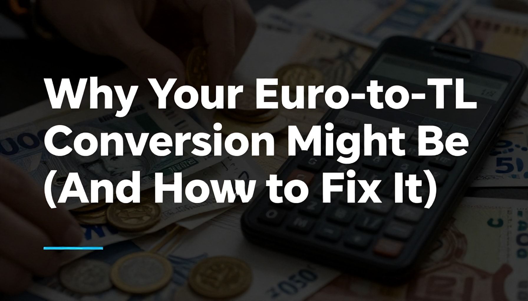 Why Your Euro-to-TL Conversion Might Be Wrong (And How to Fix It)*