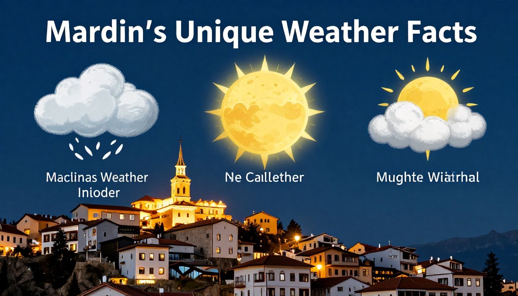 Mardin’in Sıradan Farklı Hava Durumu Gerçekleri*