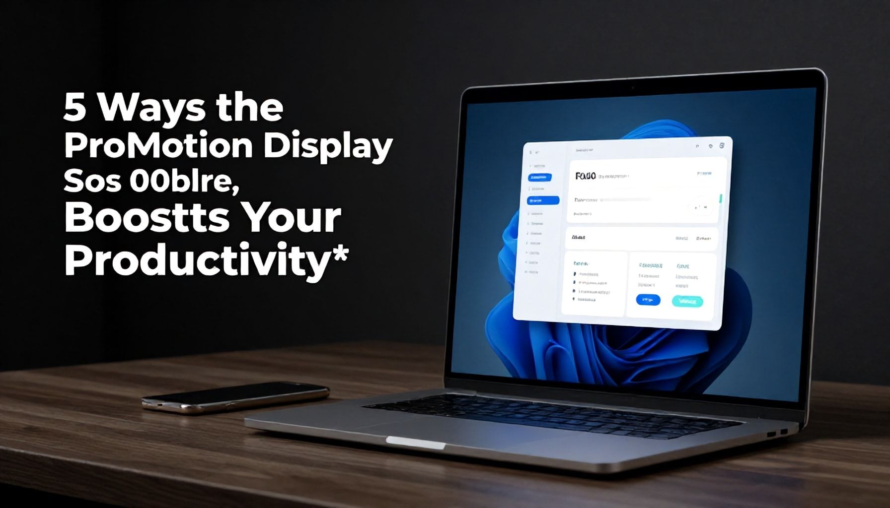 5 Ways the ProMotion Display Elevates Your Productivity*