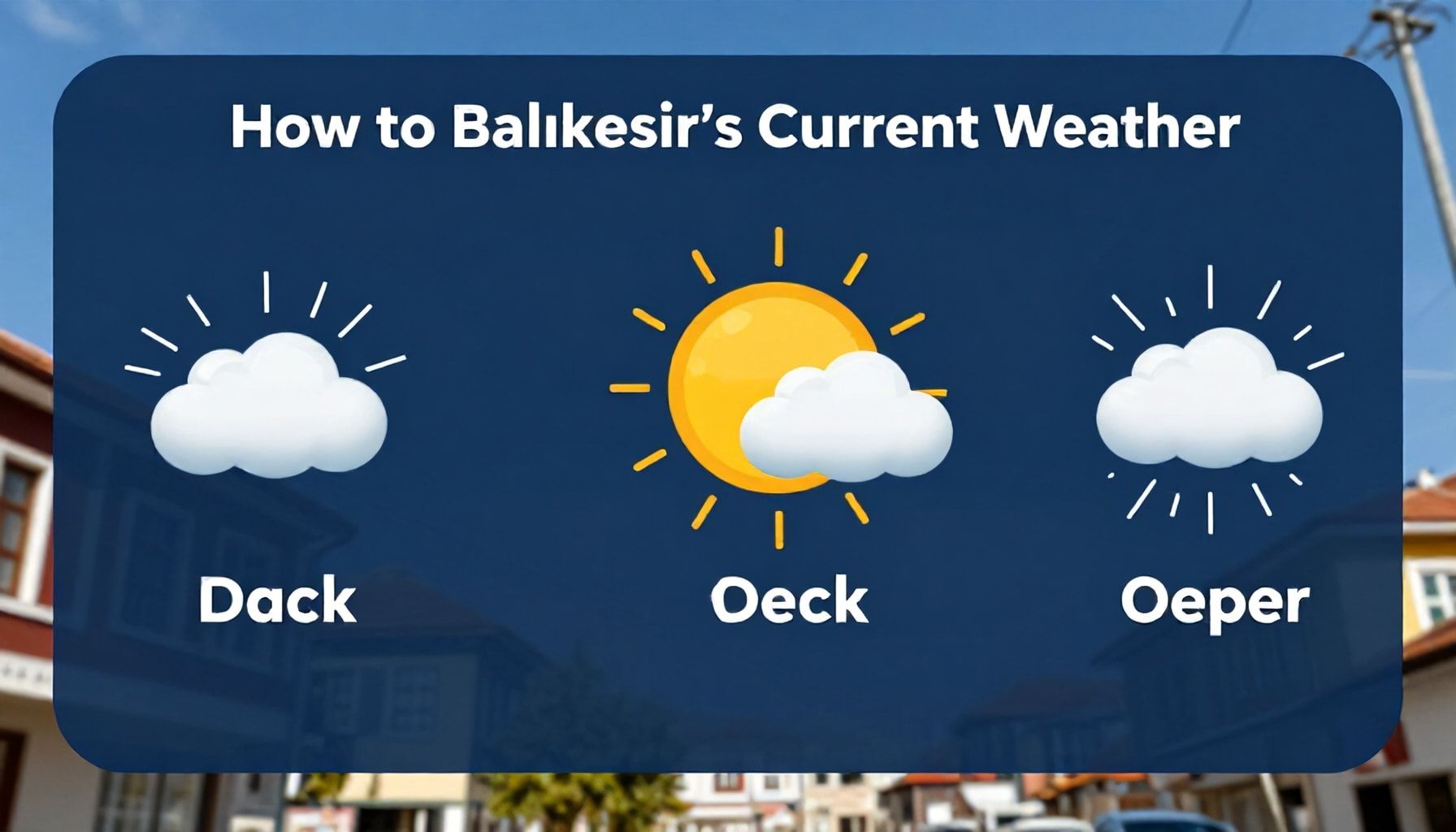 Balıkesir'in Güncel Hava Durumu: Nasıl Kontrol Edilir?*
